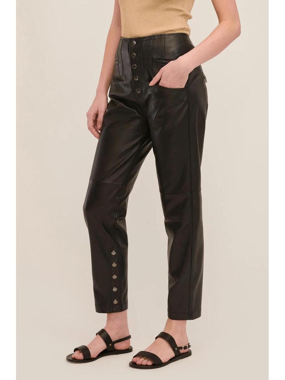 Marissa Webb Full Length Leather Pants